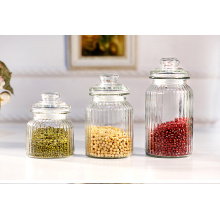 Haonai 2015 designed customized bulk storage glass jar